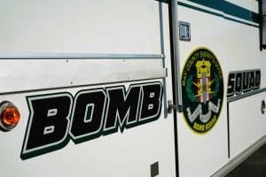 Bay County Sheriff's Office bomb squad vehicle